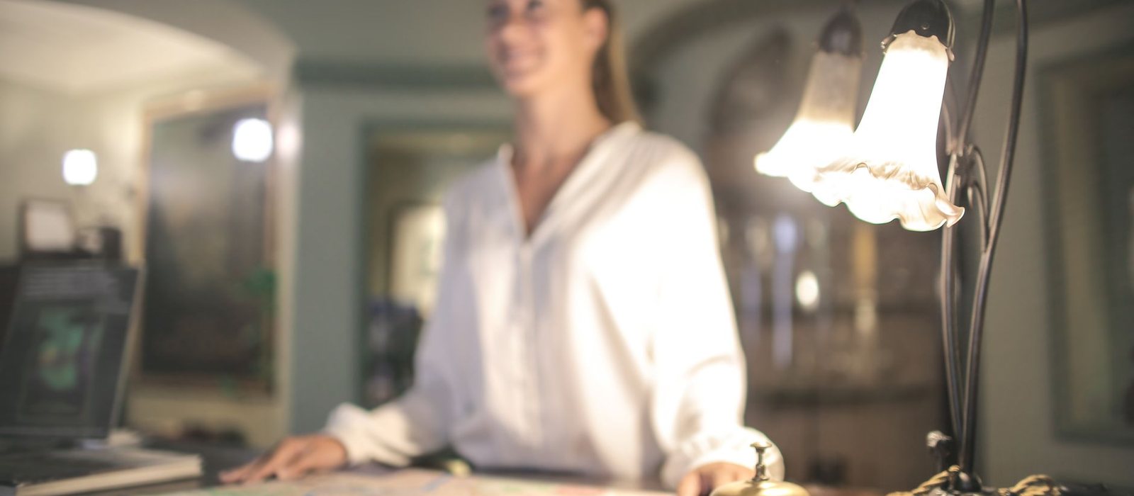 Hotel concierge desk