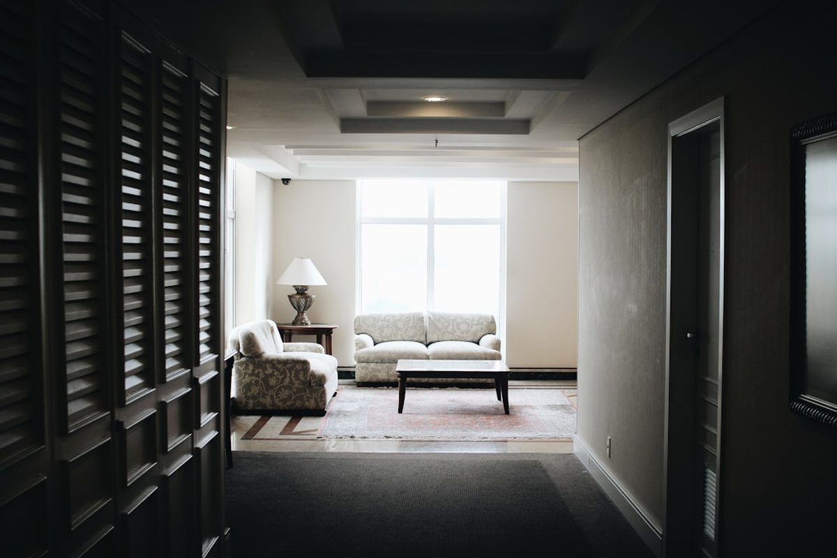Hotel suite interior